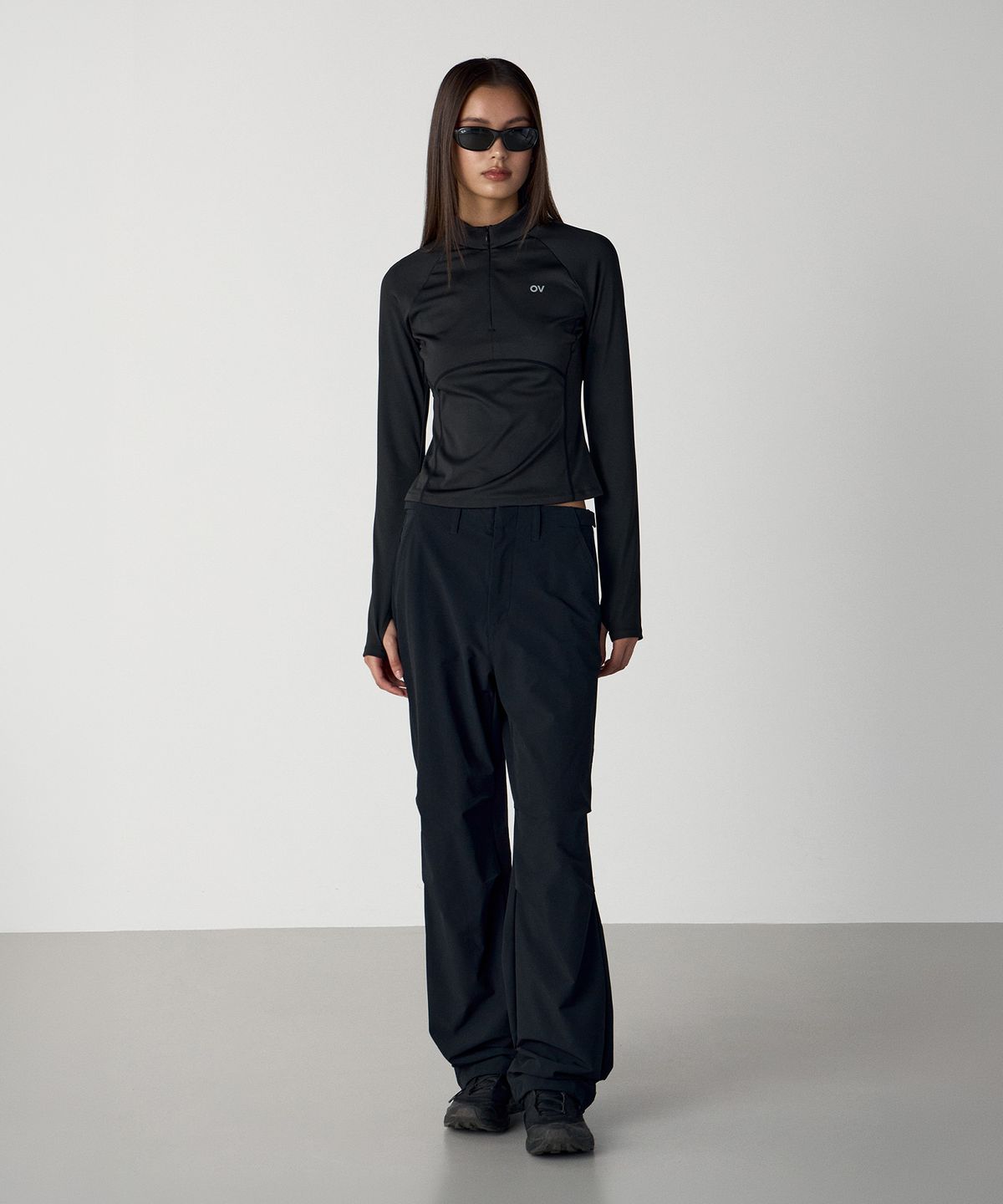 아웃도어 보이스(OUTDOOR VOICES) Technol-OV FLEECE LINED MOUNTAIN PANTS (BLACK)
