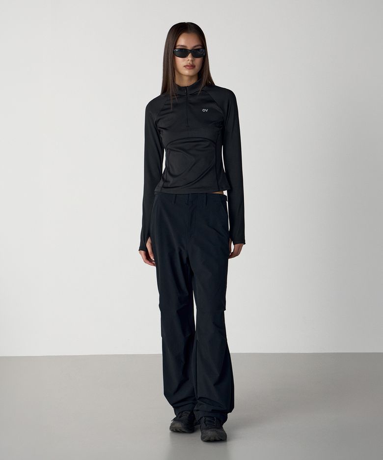Technol-OV FLEECE LINED MOUNTAIN PANTS (BLACK)