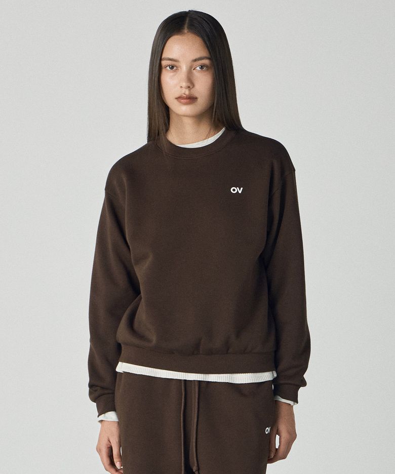OV LOGO SWEATSHIRT (BROWN)