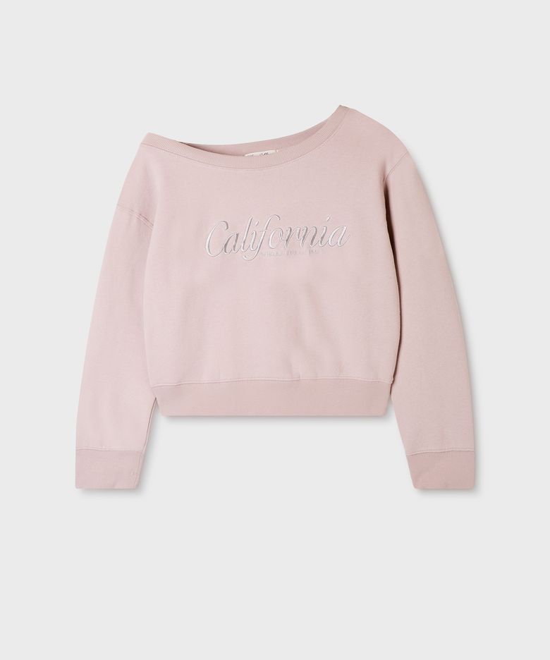 One-Shoulder Sweatshirt(Brushed) / WHMWG4T22F