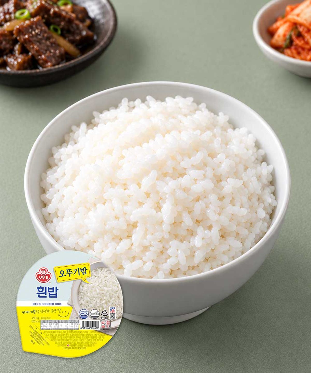 오뚜기(OTOKI) 오뚜기밥 흰밥 (210g 4개입) 6개