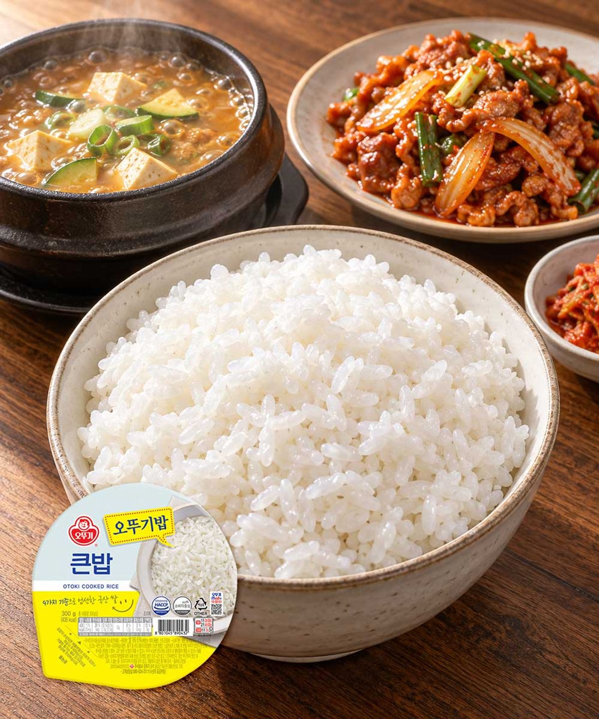 오뚜기(OTOKI) 오뚜기밥 큰밥 (300g 4개입) 6개
