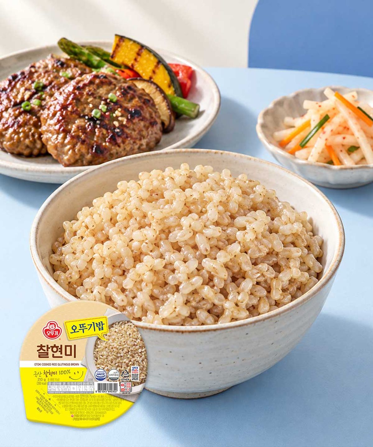 오뚜기(OTOKI) 오뚜기밥 찰현미 (210g 3개입) 6개