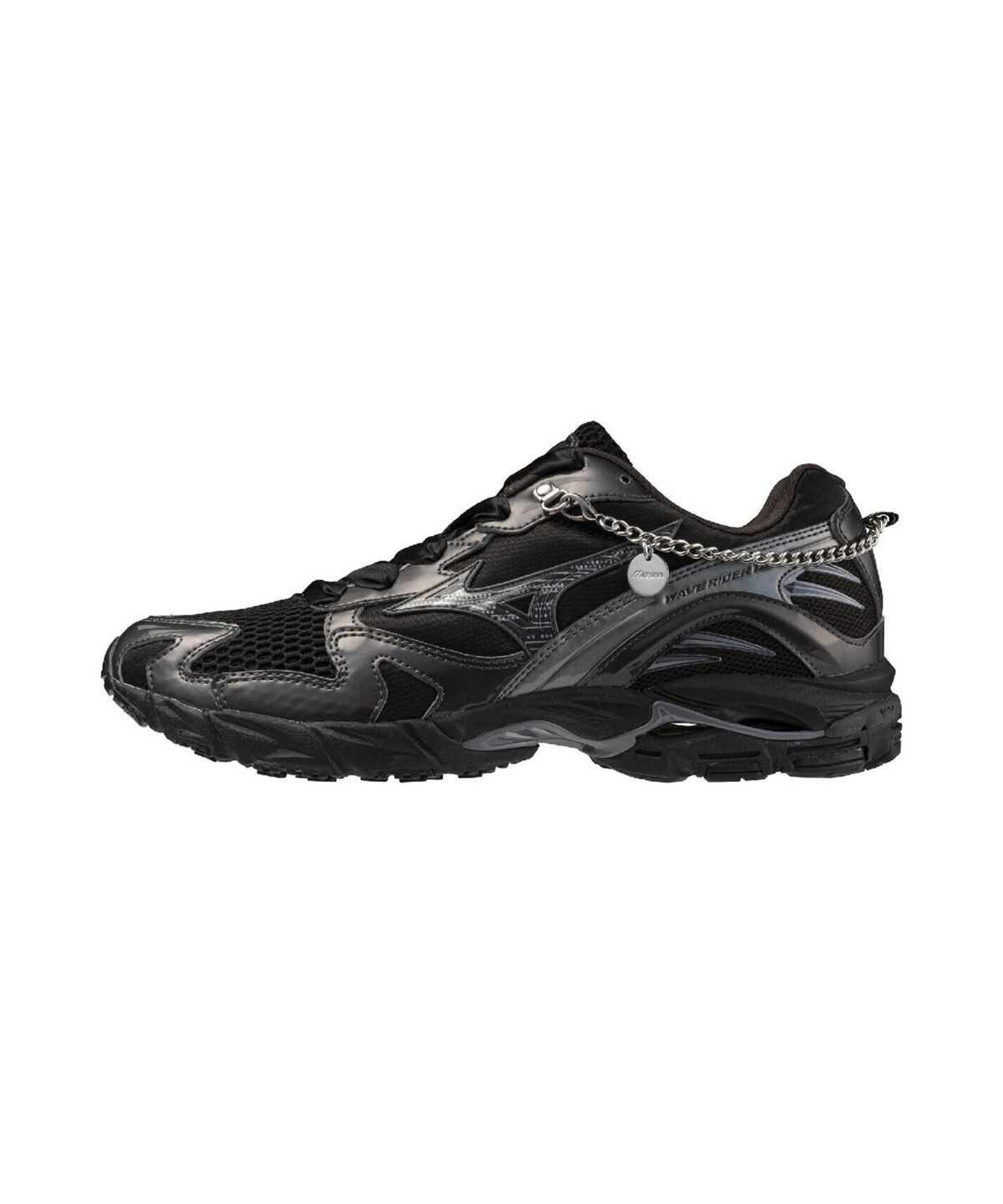 미즈노(MIZUNO) 웨이브 라이더 10 - 블랙:블랙 샌드:콰이어트 쉐이드 / D1GA260E02