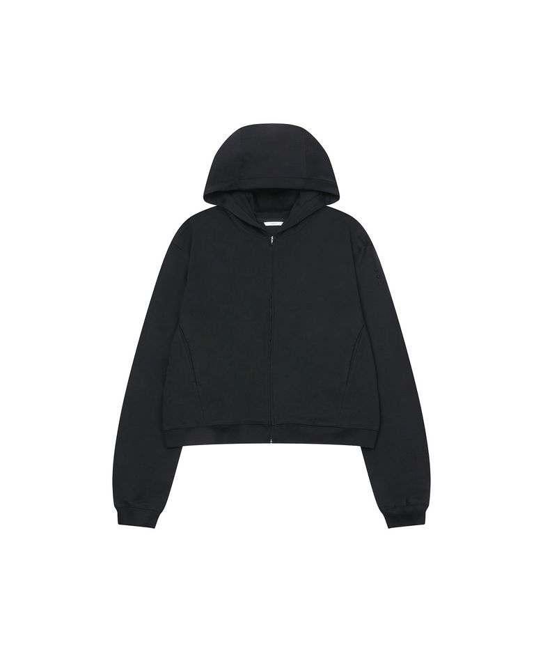 BCG ZIP-UP HOODIE BLACK