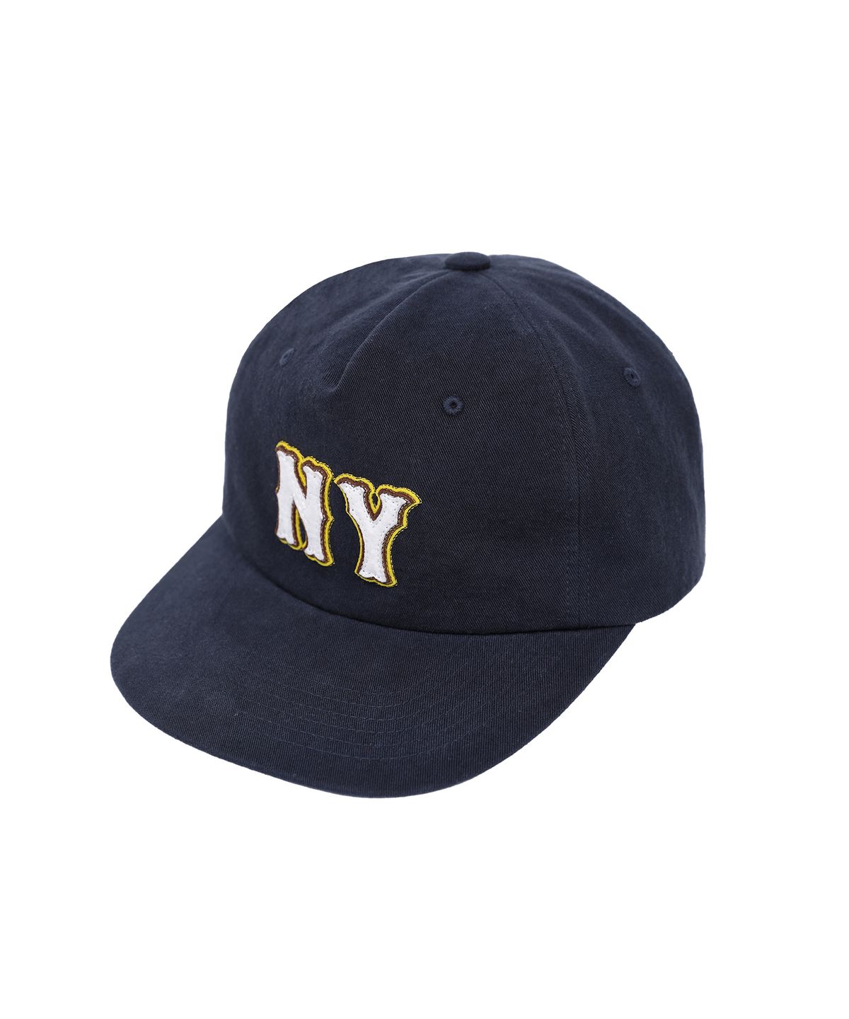 더뮤지엄비지터(THEMUSEUMVISITOR) NY APPLIQUE BALL CAP (NAVY)