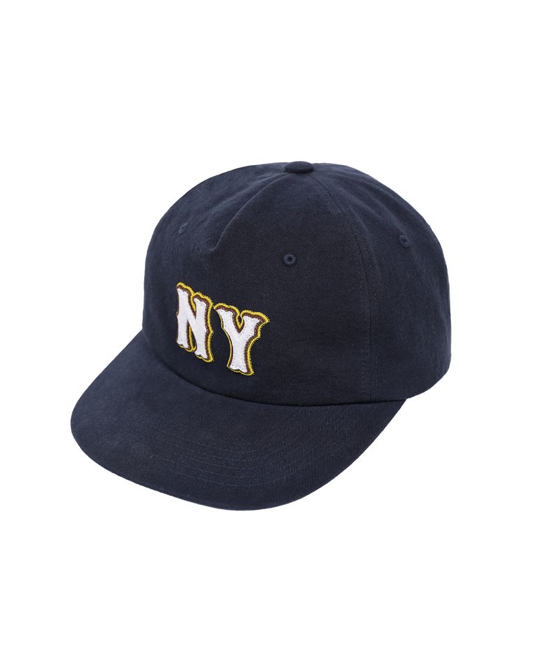 NY APPLIQUE BALL CAP (NAVY)