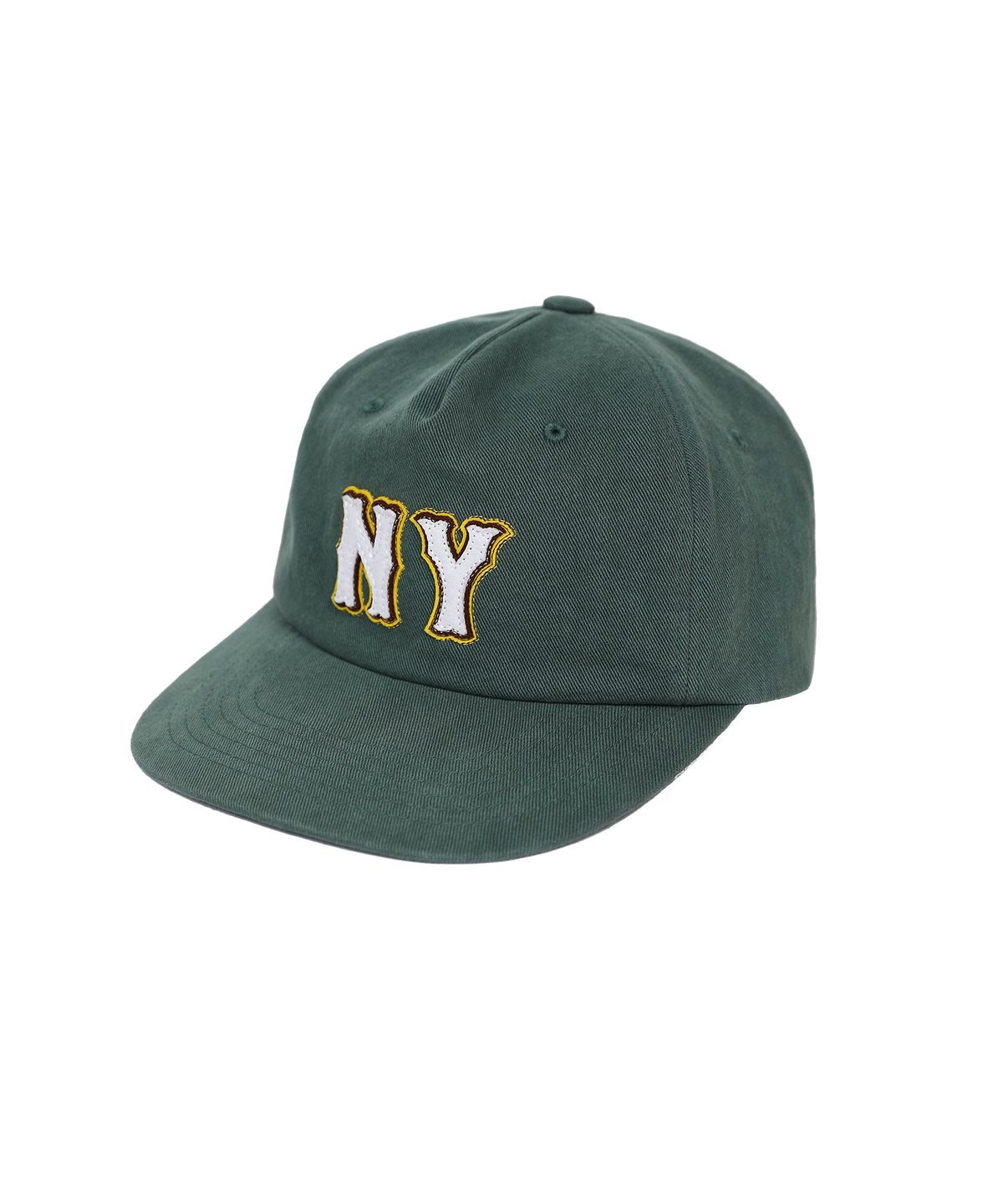 더뮤지엄비지터(THEMUSEUMVISITOR) NY APPLIQUE BALL CAP (GREEN)
