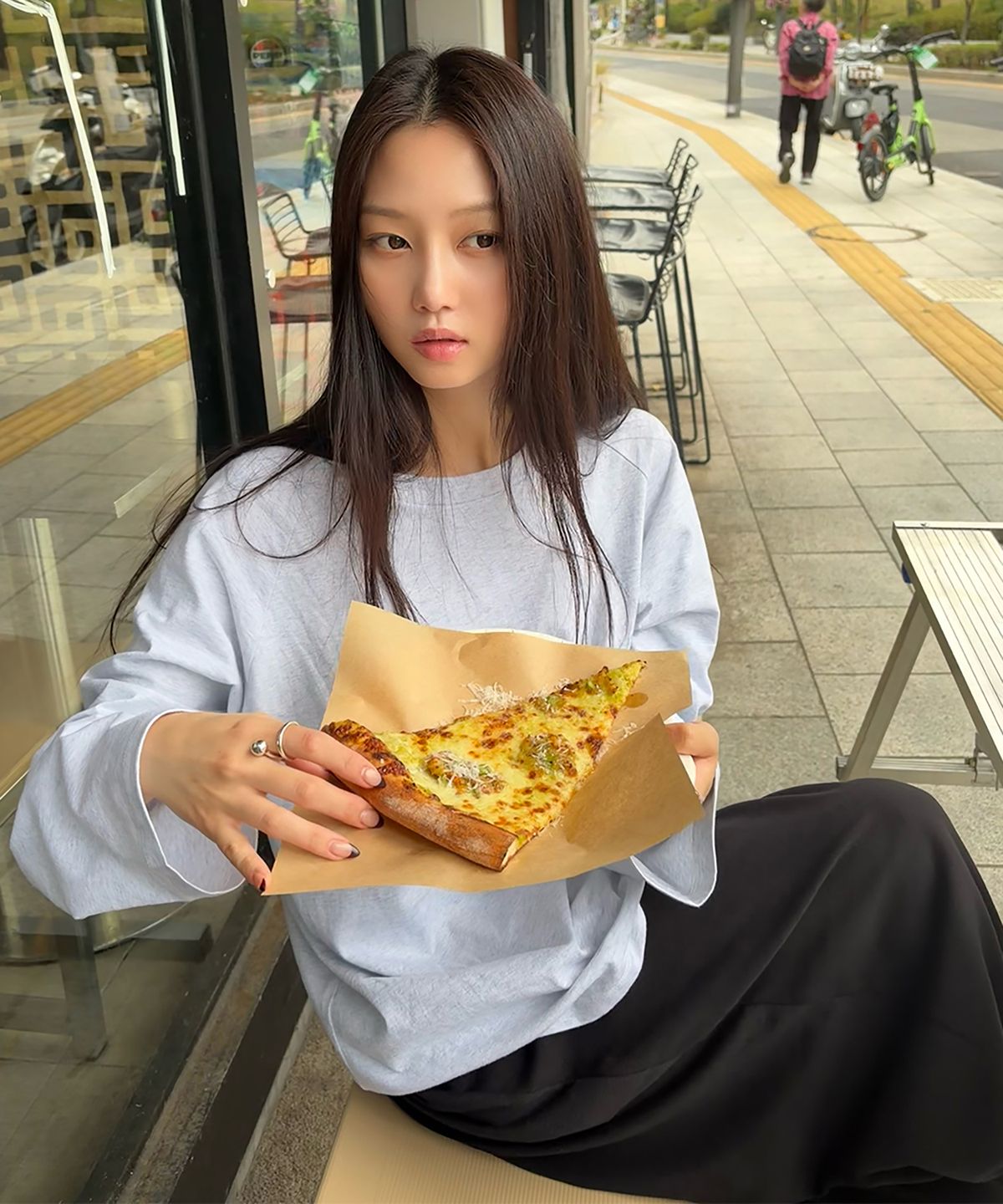 바니쉬먼트(VANISHMENT) Raglan cotton long tee (4color)
