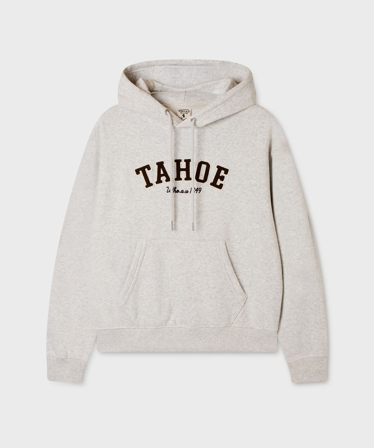 후아유(WHO.A.U) Boucle Logo Hoodie(Brushed) / WHMHG4T21F