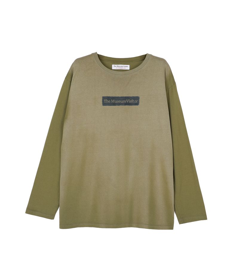 DISTRESSED WASHED LONG SLEEVE (KHAKI)