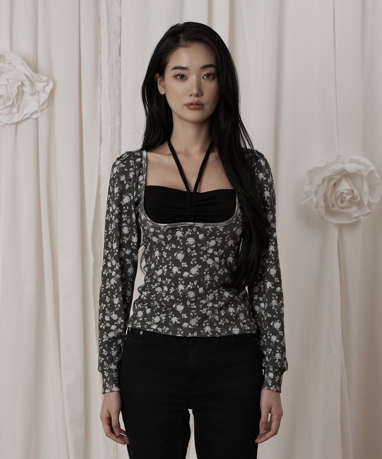 Black rose Giselle longsleeve
