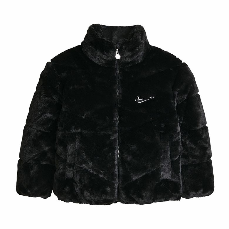 나이키 퀼티드 FUR 자켓 (토들러) 블랙