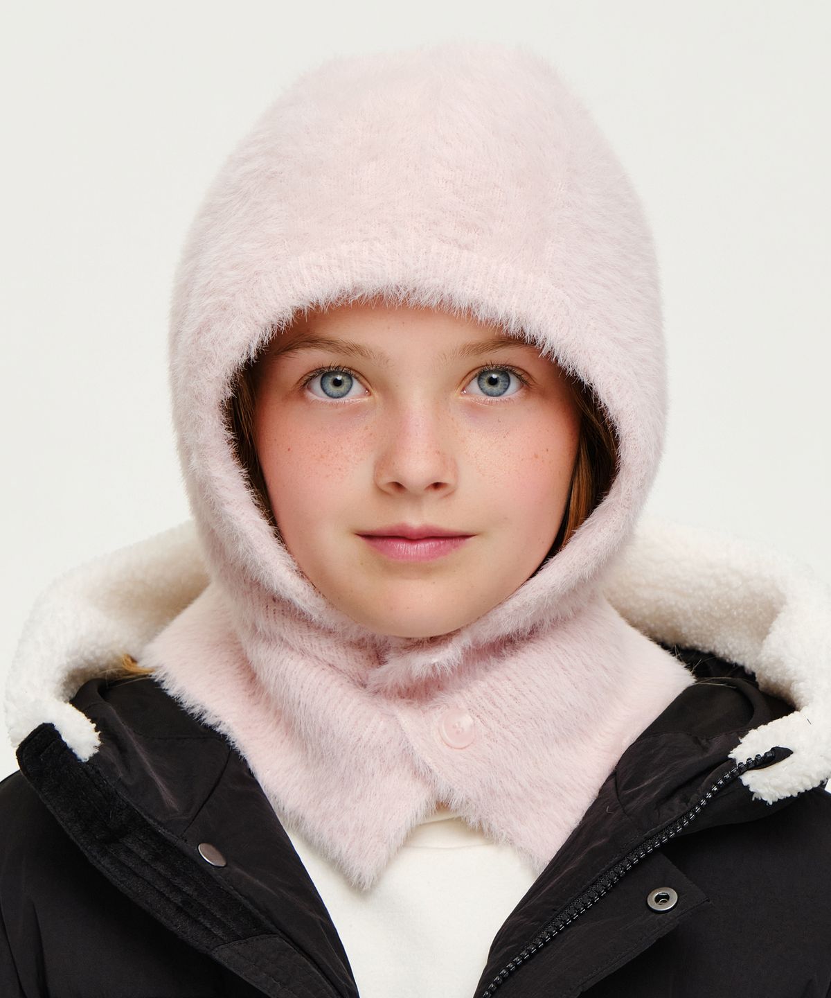마리떼 키즈(MARITHÉ KIDS) KIDS KNIT BALACLAVA pink