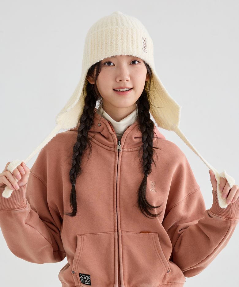 코지 탁텔 이어플랩 비니(IVORY)