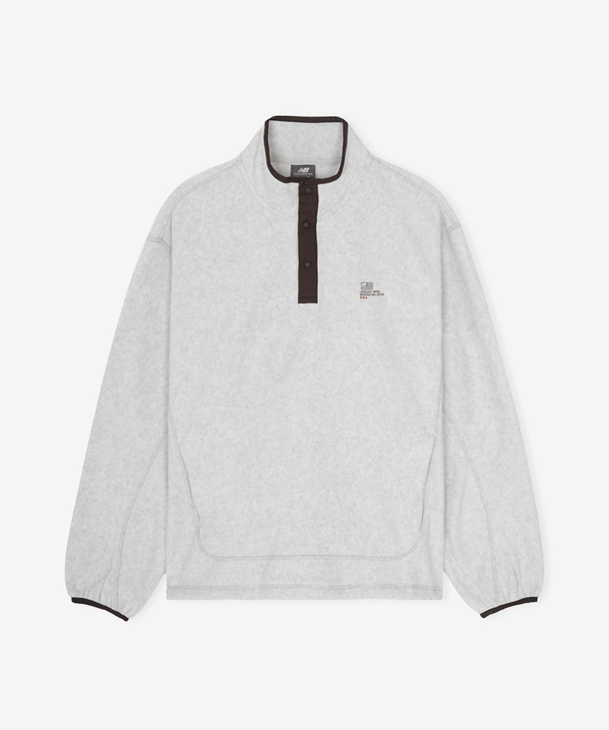 뉴발란스(NEW BALANCE) NBNCG41903 / UNI 플라잉 AEROHEAT 플리스 아노락 (OATMEAL)