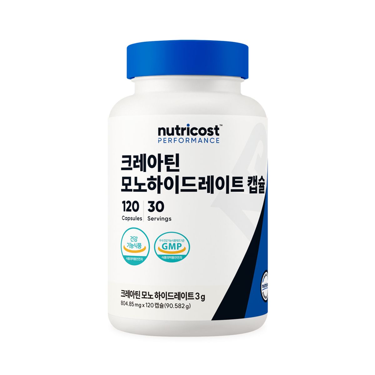 뉴트리코스트(NUTRICOST) 크레아틴 모노하이드레이트 캡슐 120정