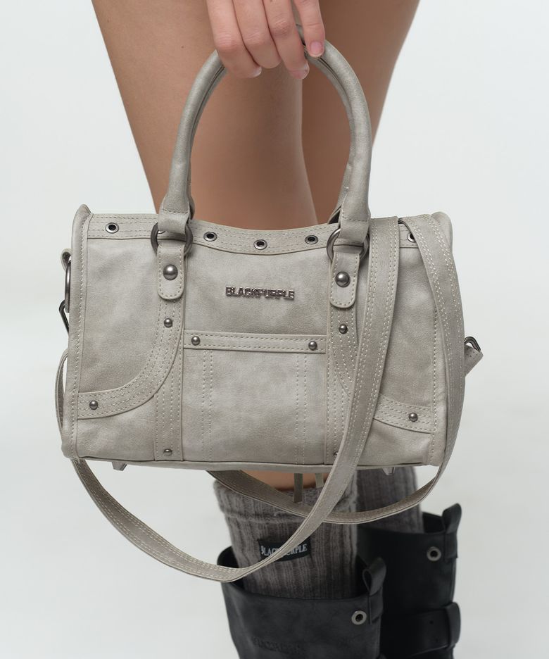 벨튼 로고 미니 토트백_스톤 그레이 Velton Logo Mini Tote Bag_Stone Gray