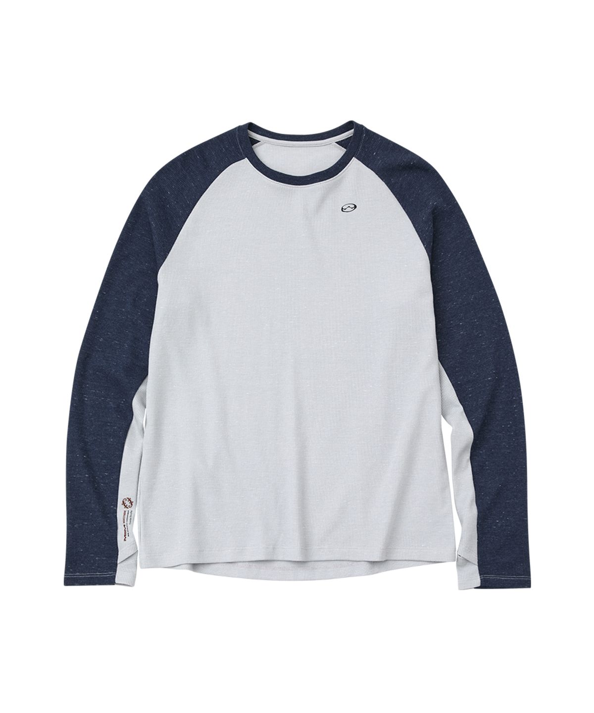 엠아이엠(MIM) TWO-TONE WAFFLE LONG SLEEVE_Grey