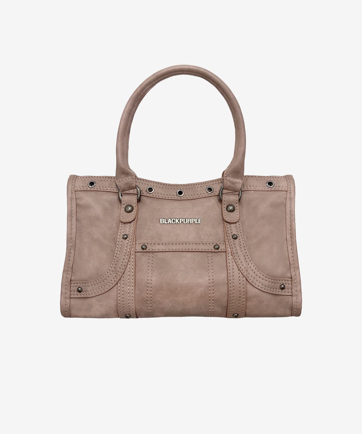 블랙 퍼플(BLACK PURPLE) 벨튼 로고 미니 토트백_핑크 Velton Logo Mini Tote Bag_Pink
