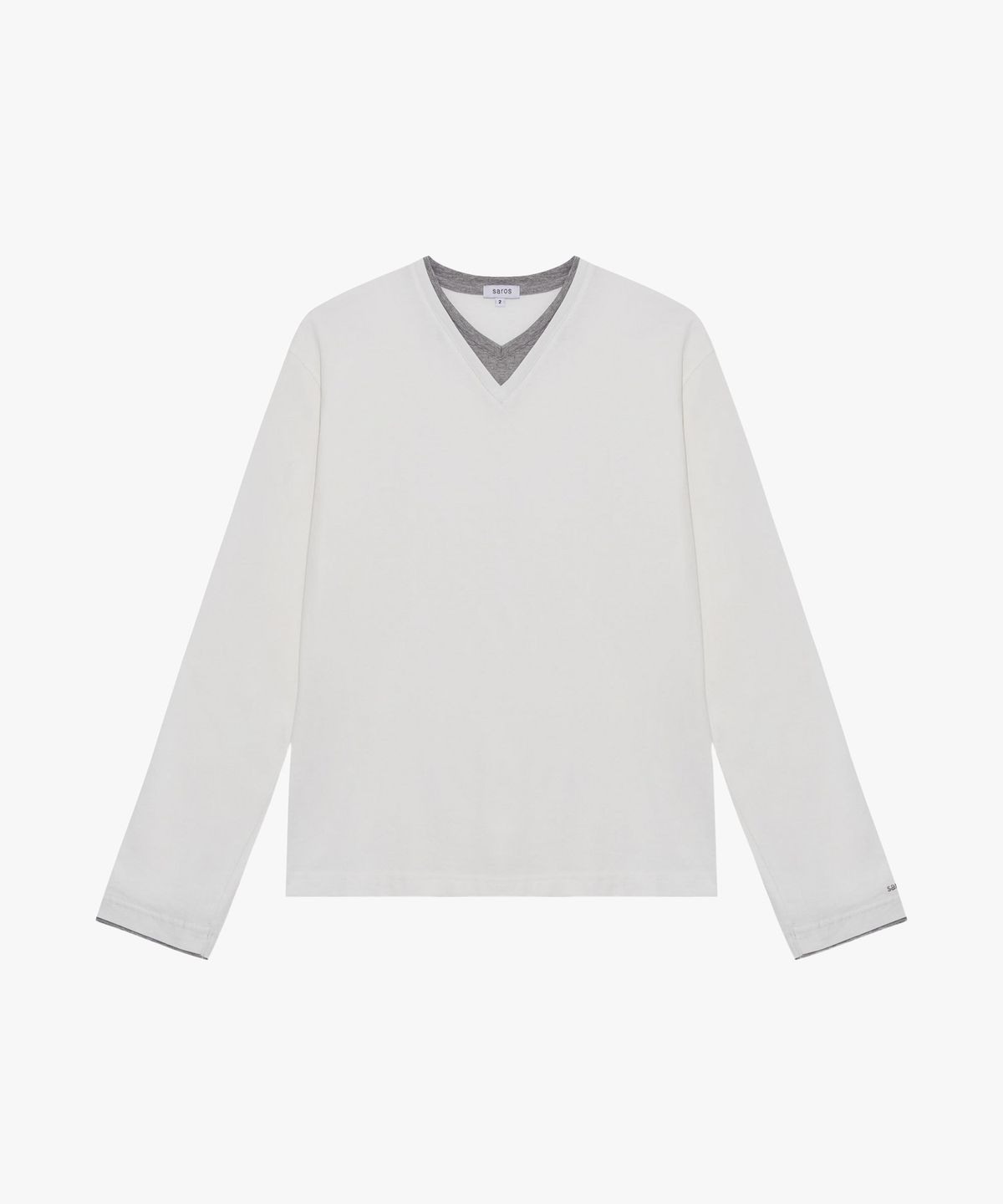 사로스(saros) Saros Layered Sleeve - White(2)