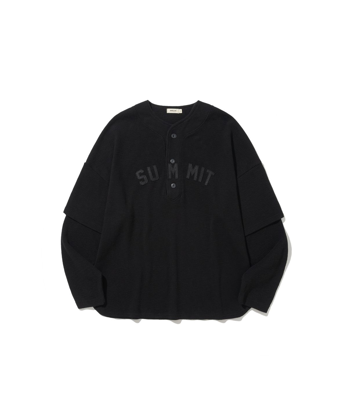 앵글런(ANGLAN) SUMMIT Baseball Pullover - Black