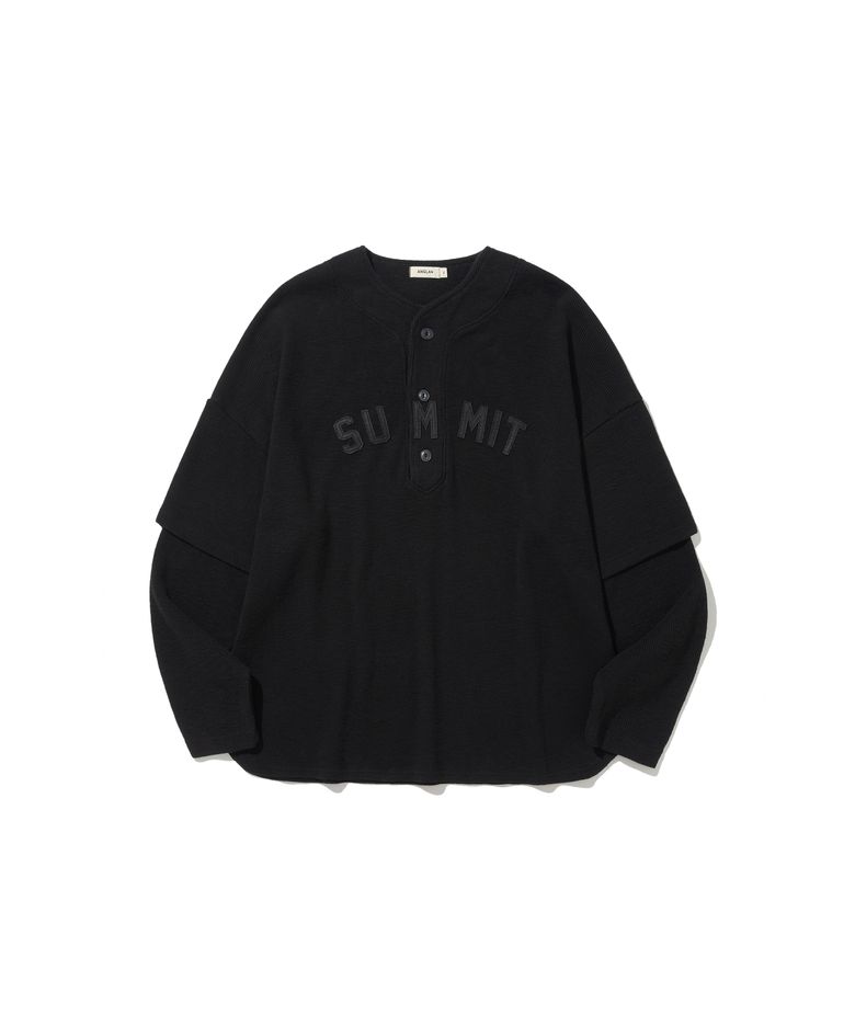 SUMMIT Baseball Pullover - Black