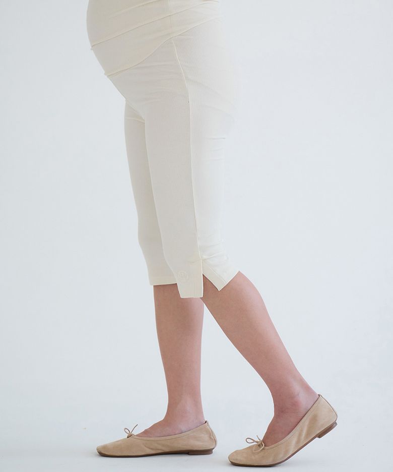 Relax Capri Pants_Ivory