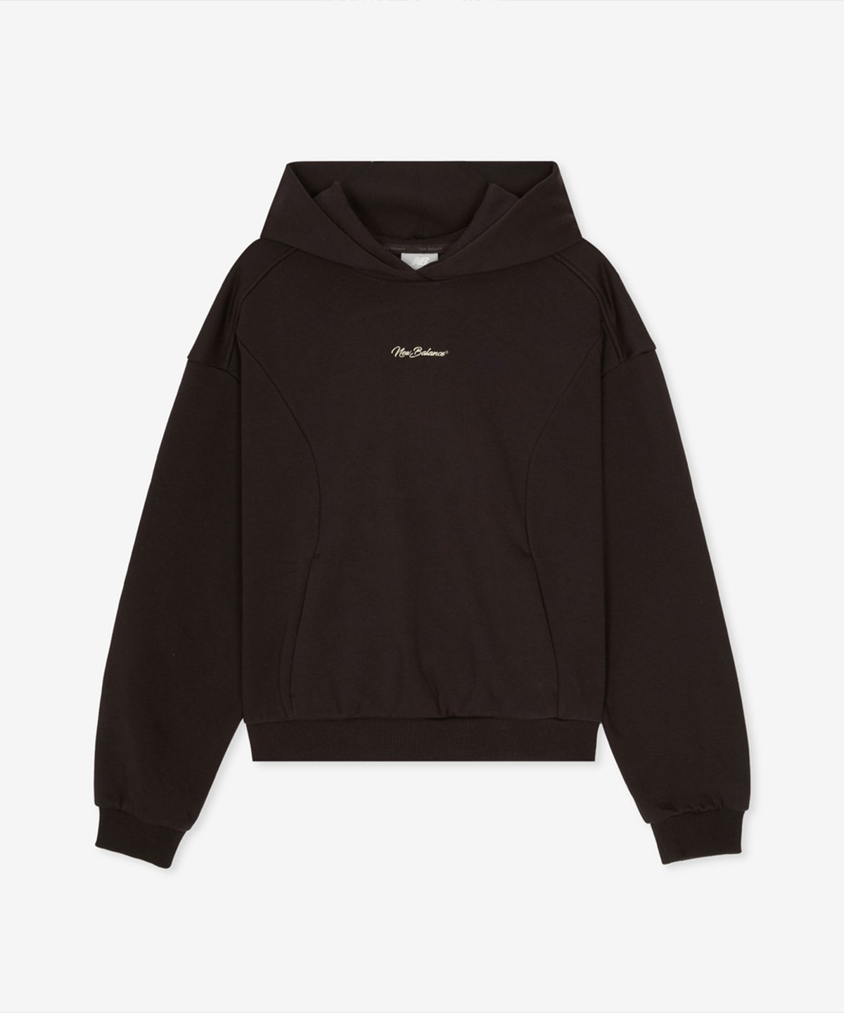 뉴발란스(NEW BALANCE) NBN0G4W012 / WOMEN 에센셜 기모 후드티 (BROWN)