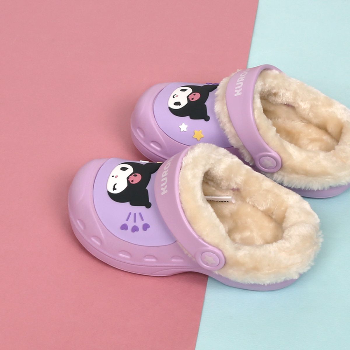 산리오 키즈(SANRIO) 쿠로미 레나 방한샌들