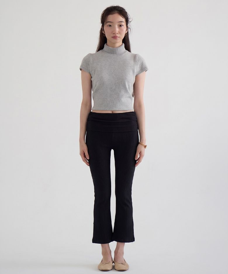 Relax Bootcut Pants_Black