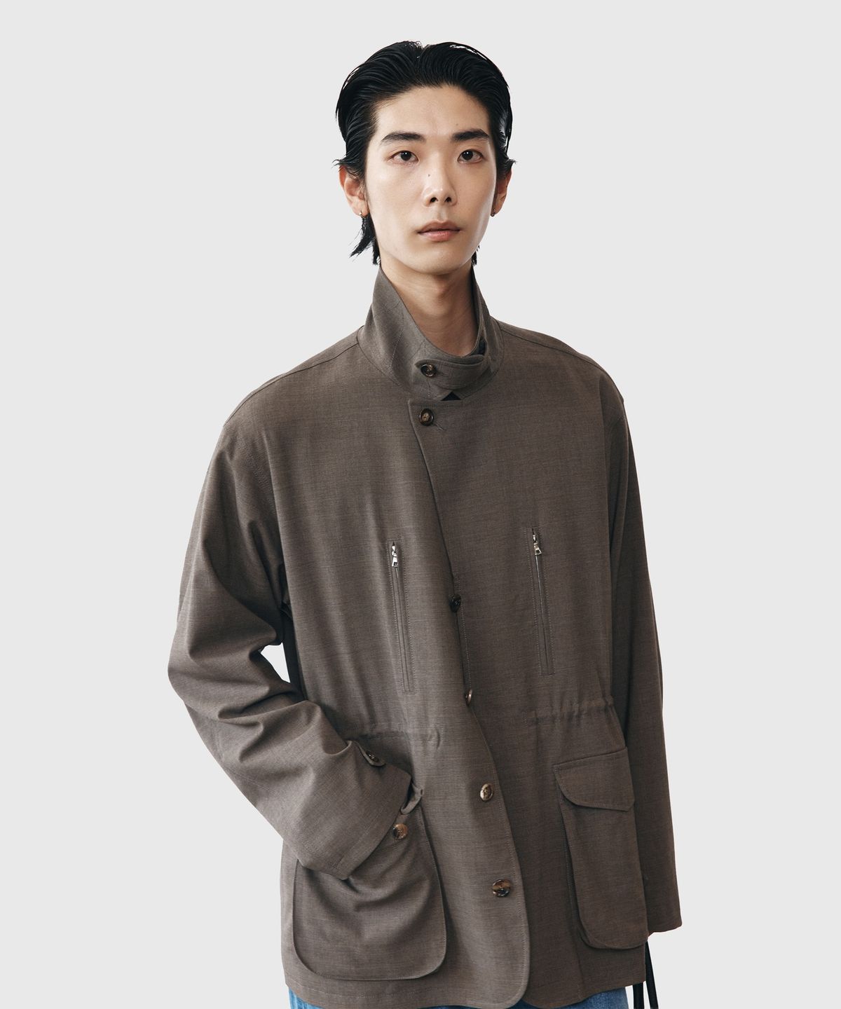 유스(YOUTH) Fine Wool F-2 Jacket - Brown