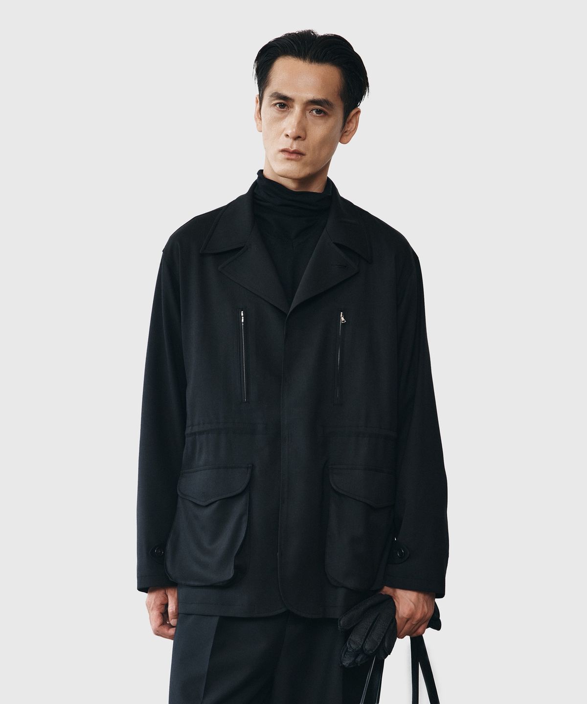 유스(YOUTH) Fine Wool F-2 Jacket - Black