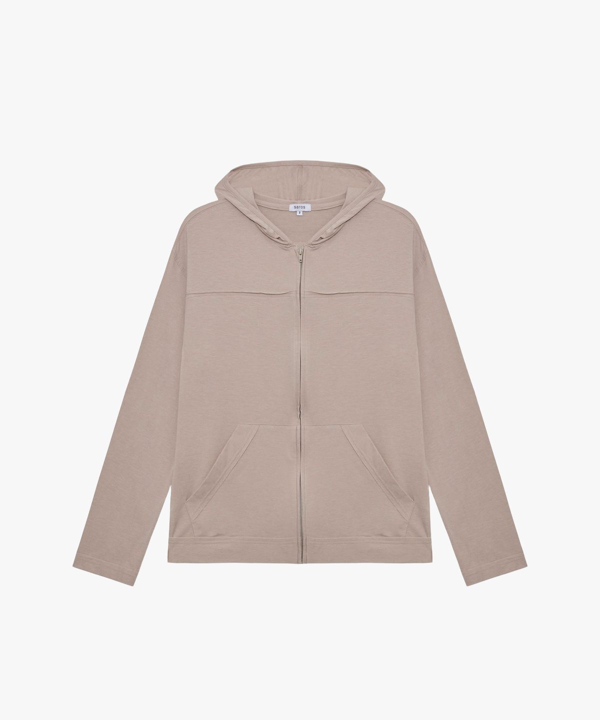 사로스(saros) Saros Raw Hood Zip-Up - Beige(2)