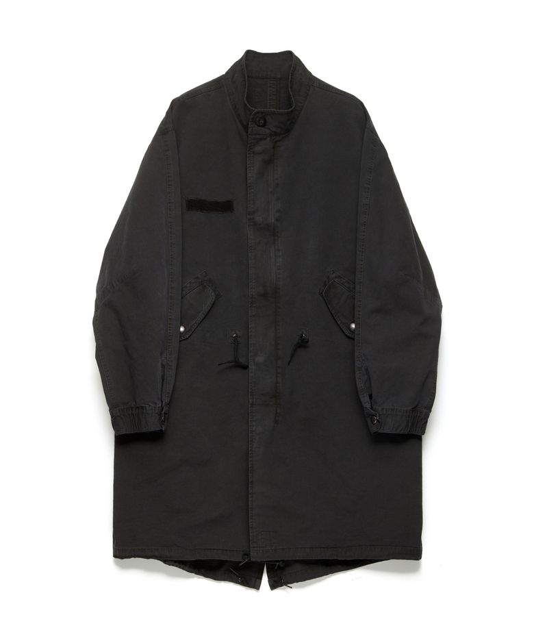 Mods Parka Over Dyed Blue Charcoal