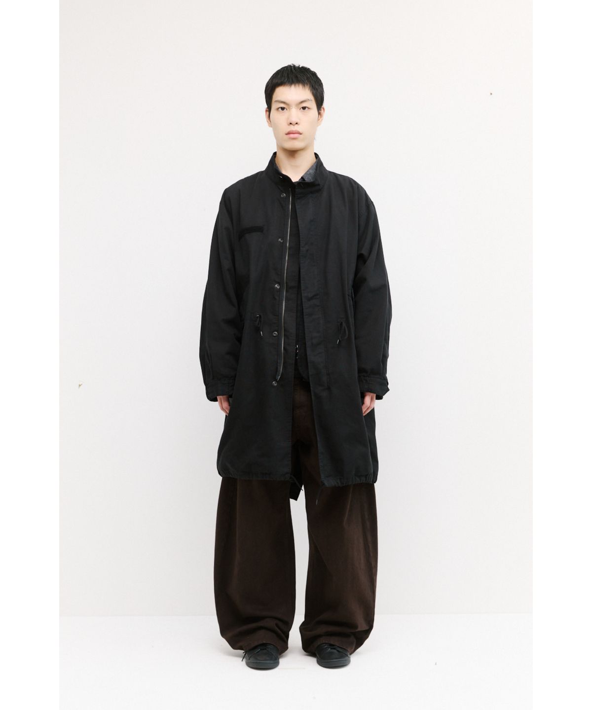 해칭룸(HATCHINGROOM) Mods Parka Washed Black