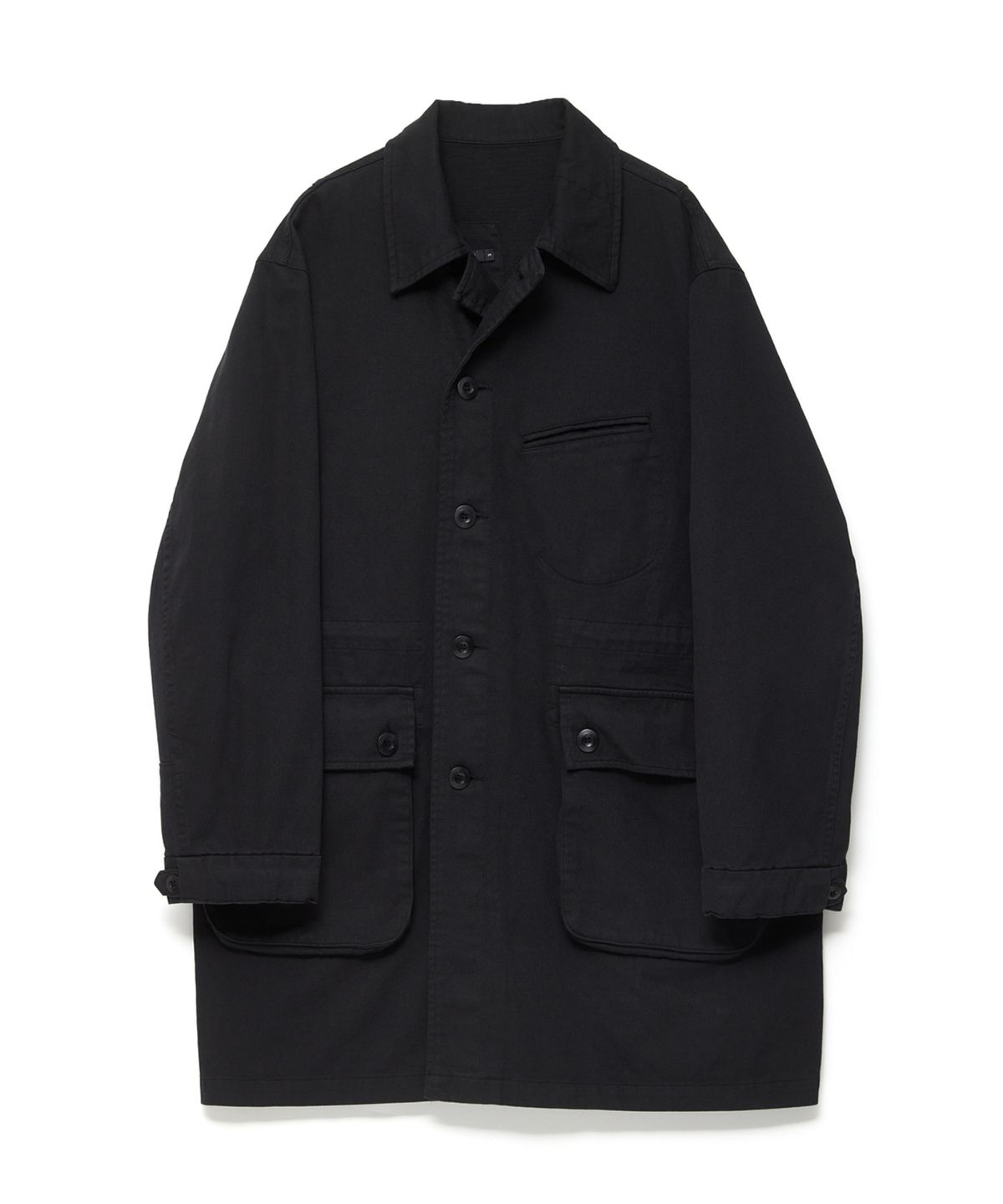 해칭룸(HATCHINGROOM) Mil Coat Black