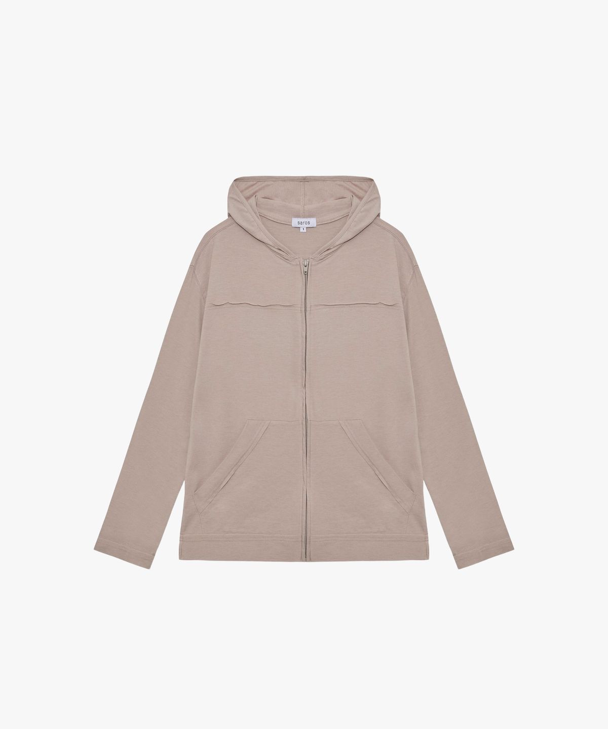 사로스(saros) Saros Raw Hood Zip-Up - Beige(1)