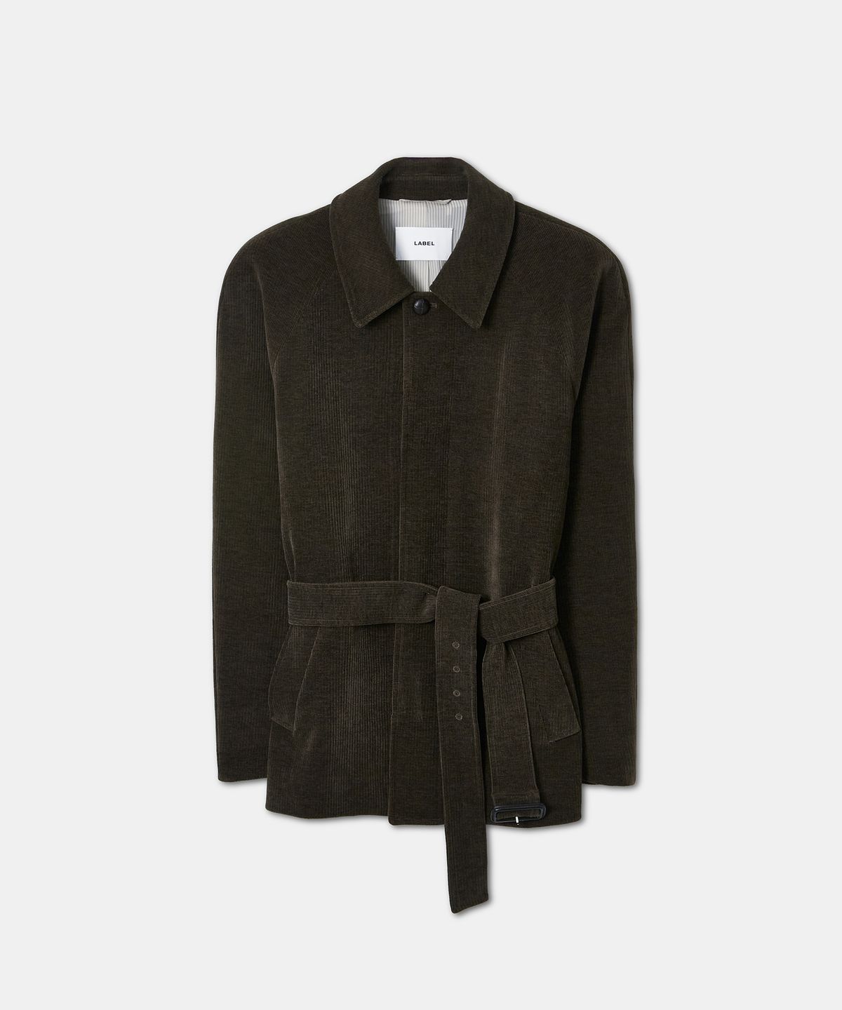 라벨아카이브(LABELARCHIVE) W Rene arch raglan half coat umber