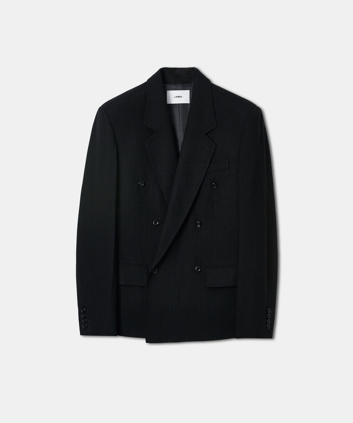 라벨아카이브(LABELARCHIVE) Eden tailored double jacket pin stripe