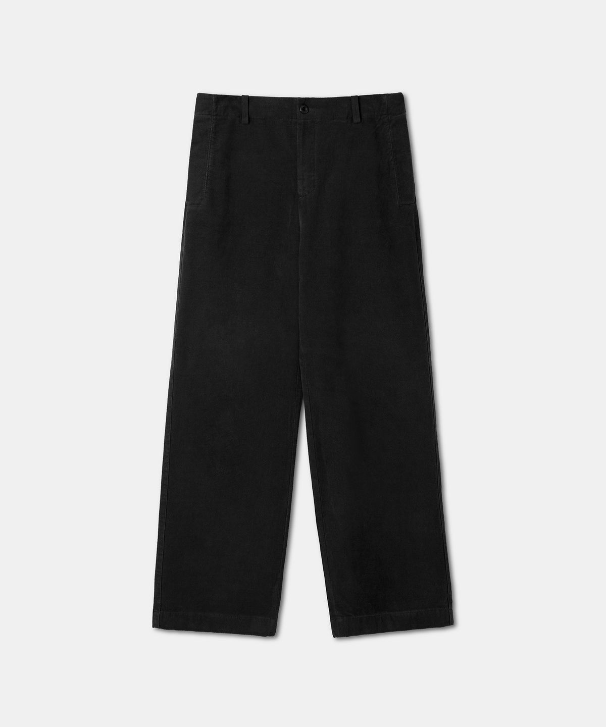 라벨아카이브(LABELARCHIVE) Welby washed cotton pants black