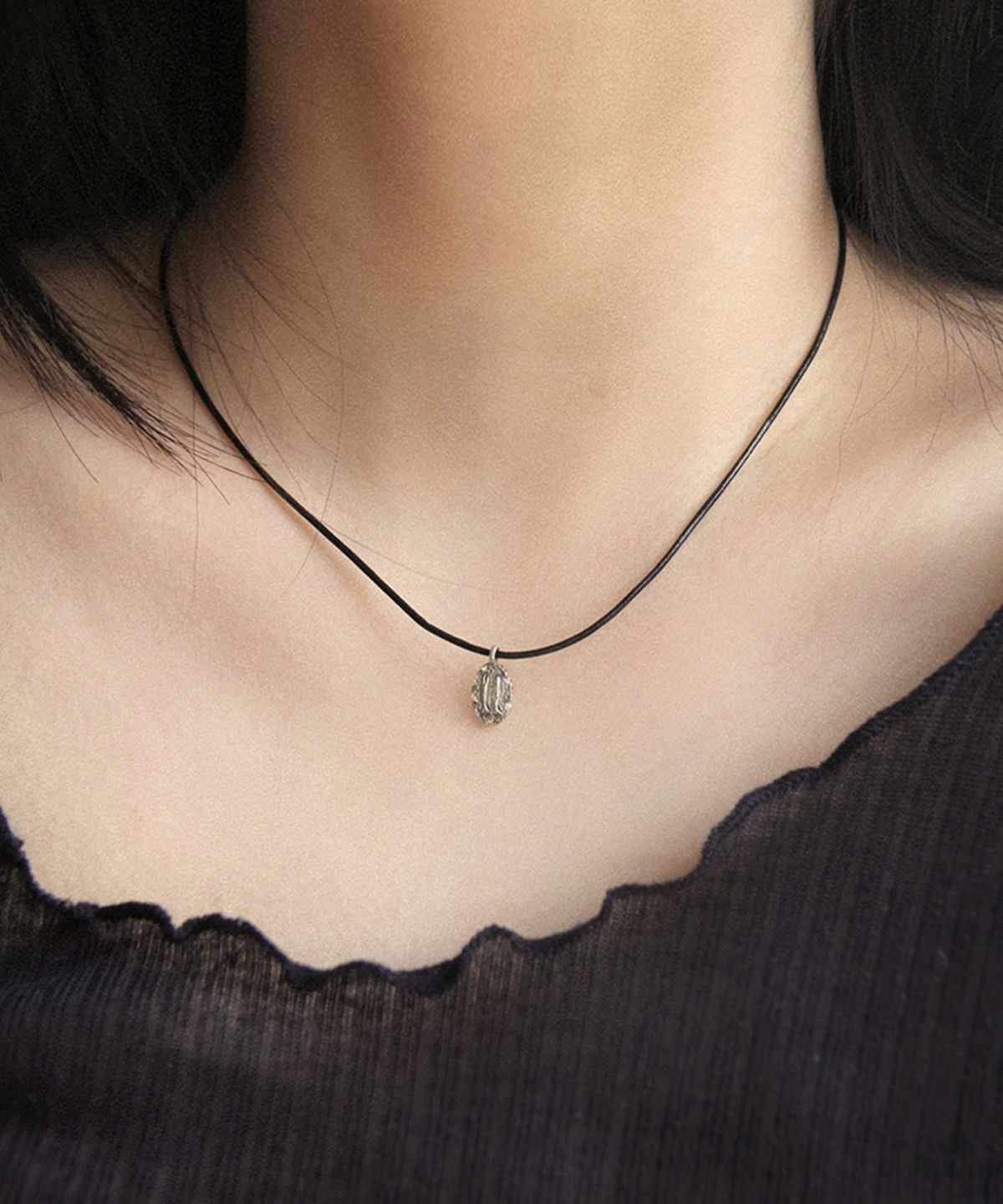 최창남메이드(CCNMADE) Leather Silver Necklace2 가죽 실버 목걸이2
