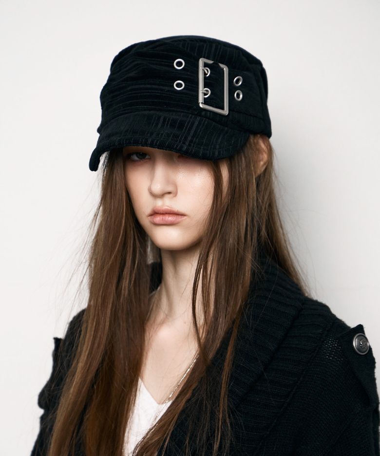 Buckle Mili Cap (BLACK)