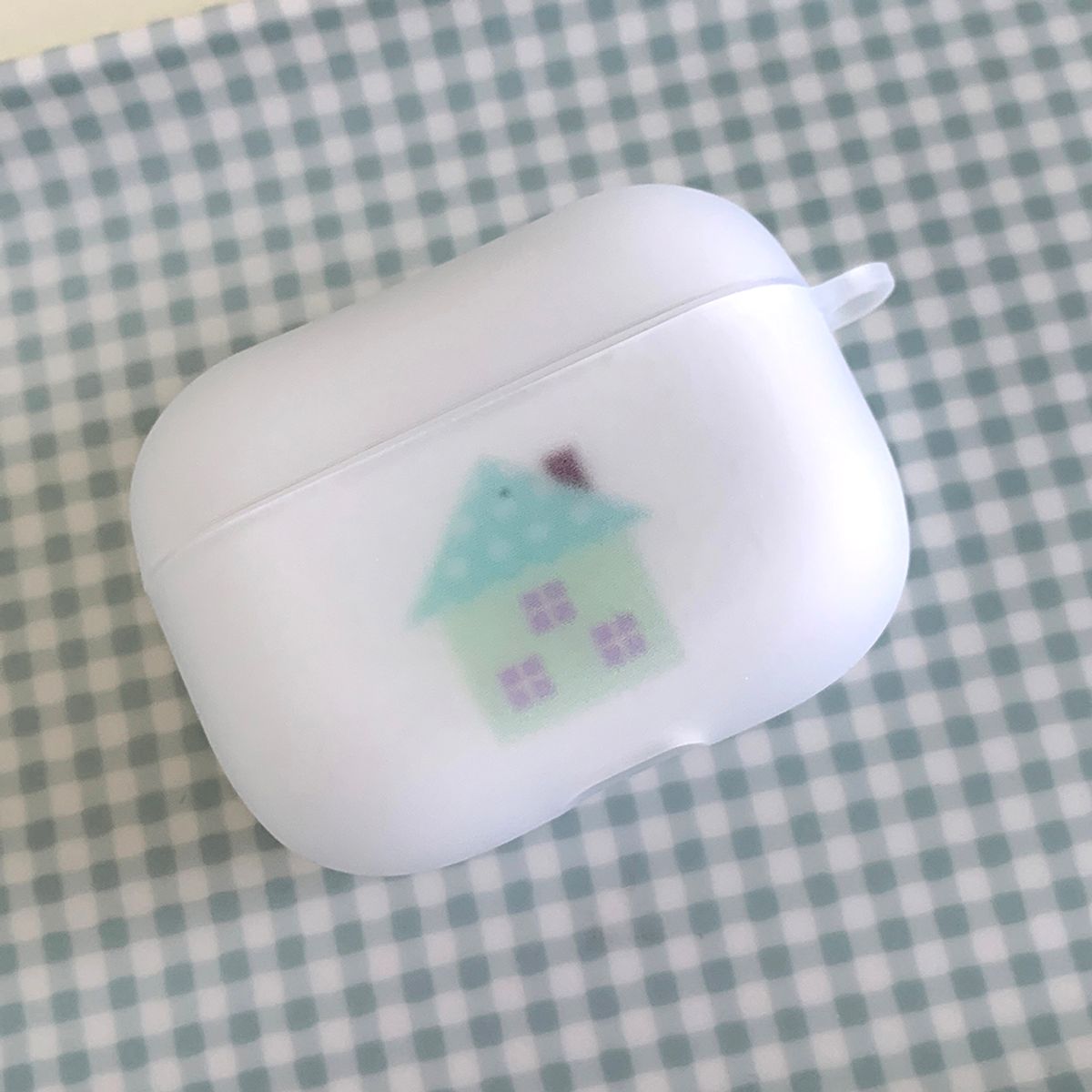 위드썸(WITHSOME) Dot Mint Cottage 에어팟 버즈 케이스