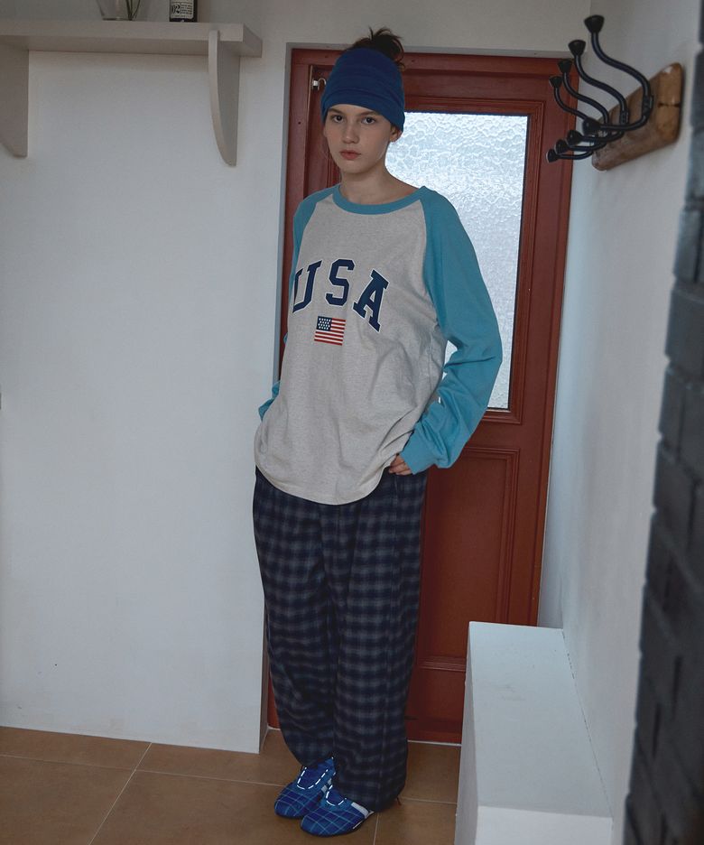 Check relax easy pants_charcoal