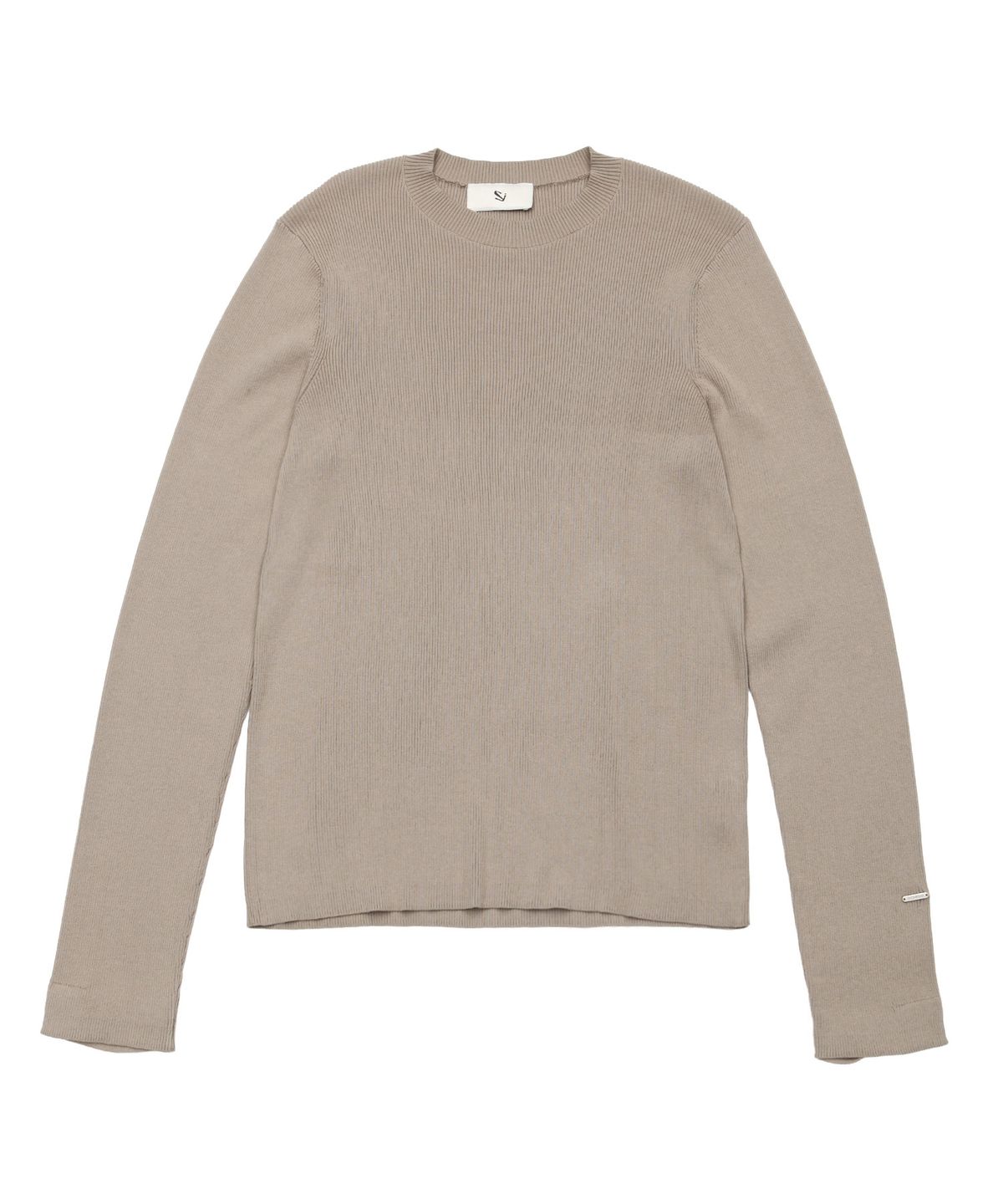 스키즘 인듀싱(SCHISM INDUCING) SWAGGER KNIT TOP TAUPE