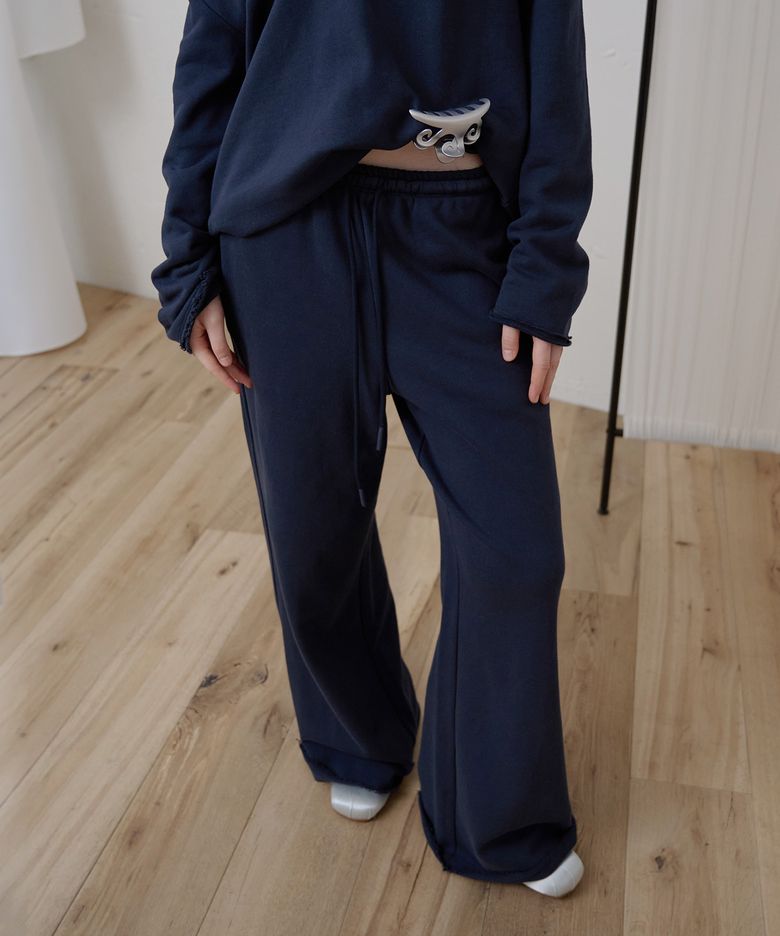 Cut-Off Sweatpants_Navy