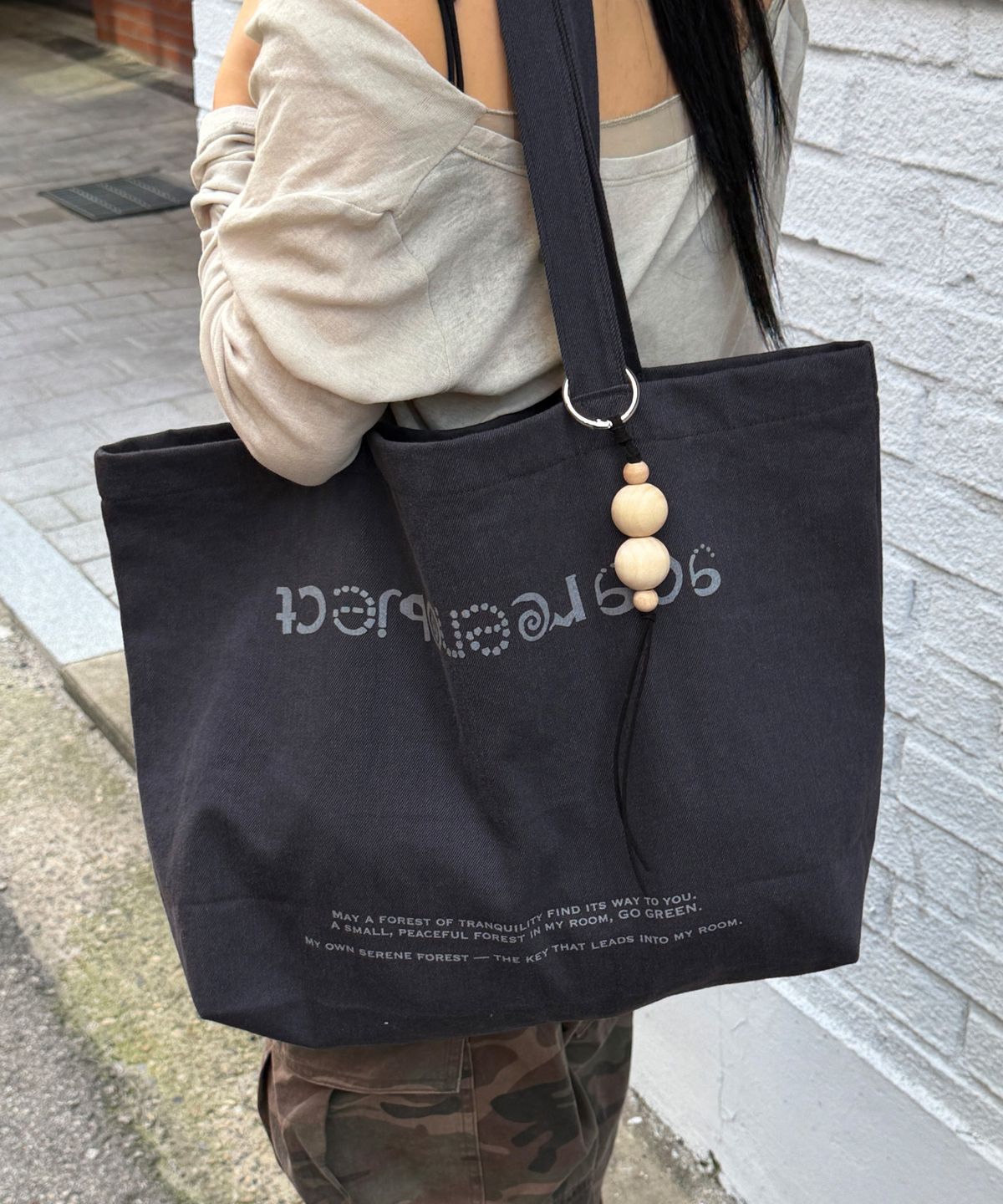 고그린오브젝트(GOGREENOBJECT) [키링증정] GoGreenObject Charcoal Bag