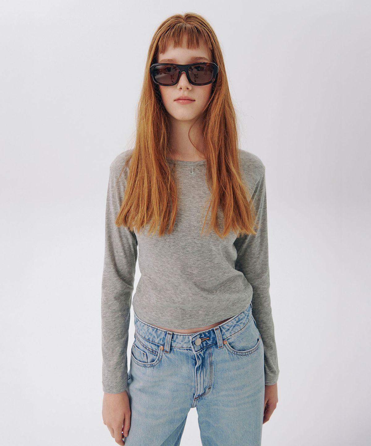 준준스페이스(JUNEJUNE SPACE) Slim Basic Tee_Grey