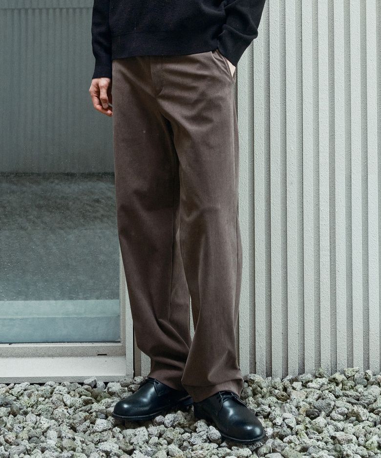 [COUTURE]세미 와이드 코듀로이 팬츠 - 2color